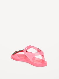 Image number 3 showing, Jelly T-Strap Sandals for Toddler Girls