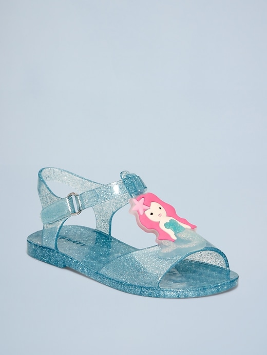 Image number 1 showing, Jelly T-Strap Sandals for Toddler Girls