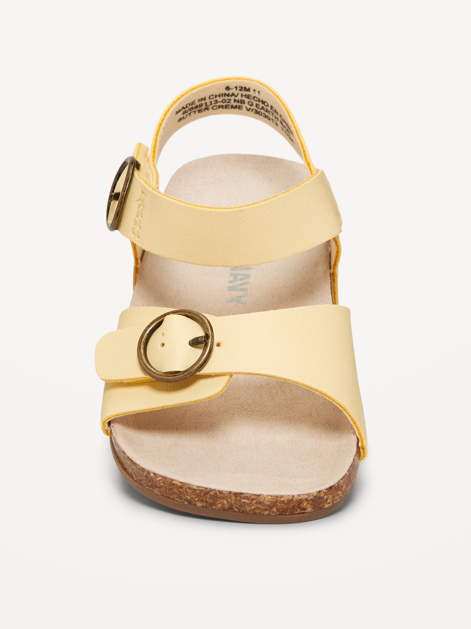 Perforated Faux-Leather Sandals for Baby
