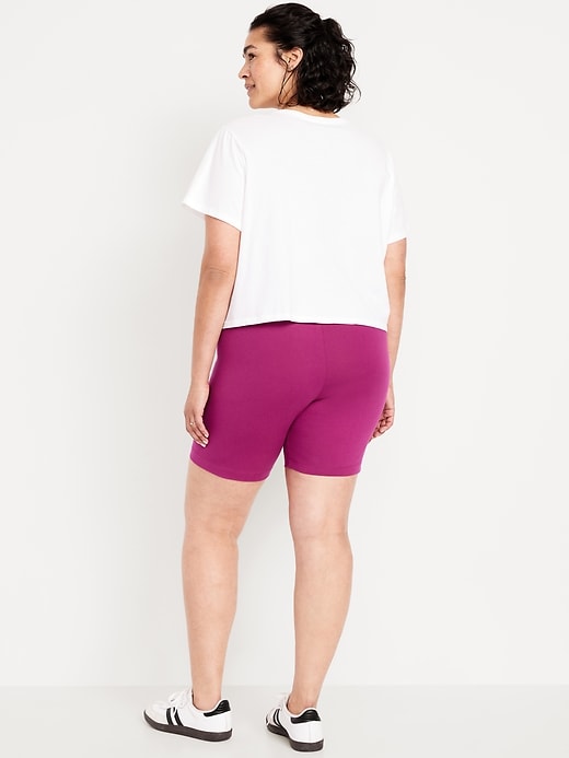 Image number 8 showing, High-Waisted Biker Shorts -- 8-inch inseam