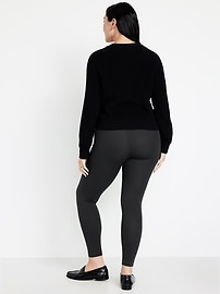 Image number 6 showing, High-Waisted Jersey Fashion Layering Leggings