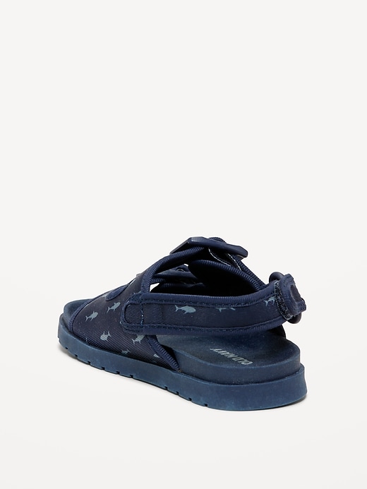 Image number 2 showing, Printed Double-Strap Sandals for Toddler Boys
