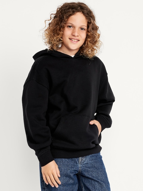 Favorite Fleece Oversized Fleece Pullover Hoodie for Boys - Blackjack