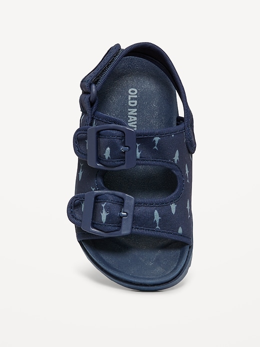Image number 1 showing, Printed Double-Strap Sandals for Toddler Boys