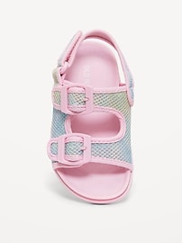Image number 1 showing, Mesh Double-Strap Sandals for Toddler Girls