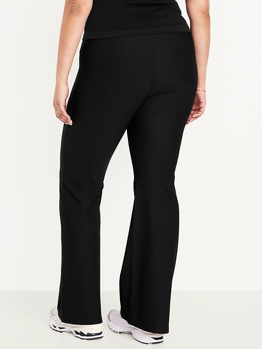 Image number 9 showing, Extra High-Waisted PowerSoft Rib Flare Leggings