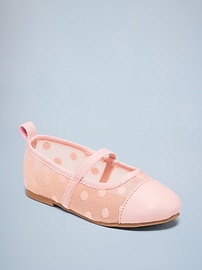 Image number 1 showing, Mesh Ballet Flats for Toddler Girls