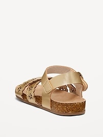 Image number 3 showing, Perforated Faux-Leather Sandals for Baby