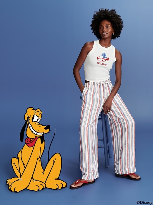 Image number 3 showing, Old Navy x Disney© Mickey Mouse Logo-Graphic Snug Tank Top