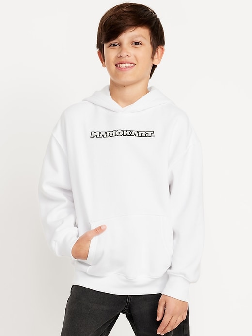 Image number 1 showing, Mario Kart™ Oversized Gender-Neutral Pullover Hoodie for Kids
