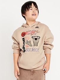 Image number 1 showing, Favorite Fleece Oversized Graphic Fleece Pullover Hoodie for Boys