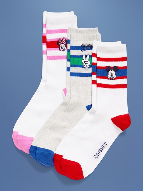 Old Navy x Disney© 3-Pack Crew Socks - Mickey & Minnie Pack