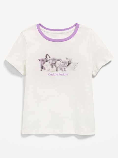 Short-Sleeve Graphic T-Shirt for Girls