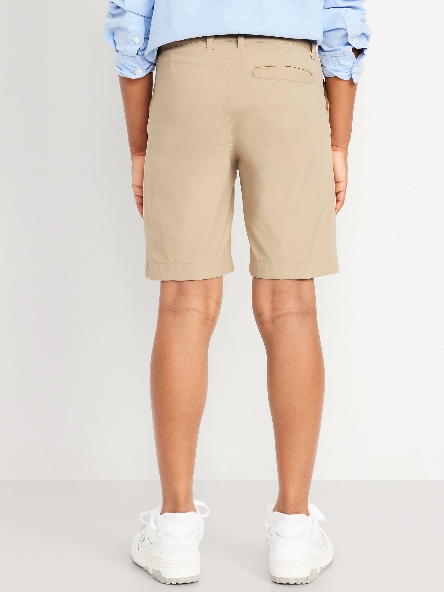 School Uniform Quick-Dry Tech Knee Length Shorts for Boys