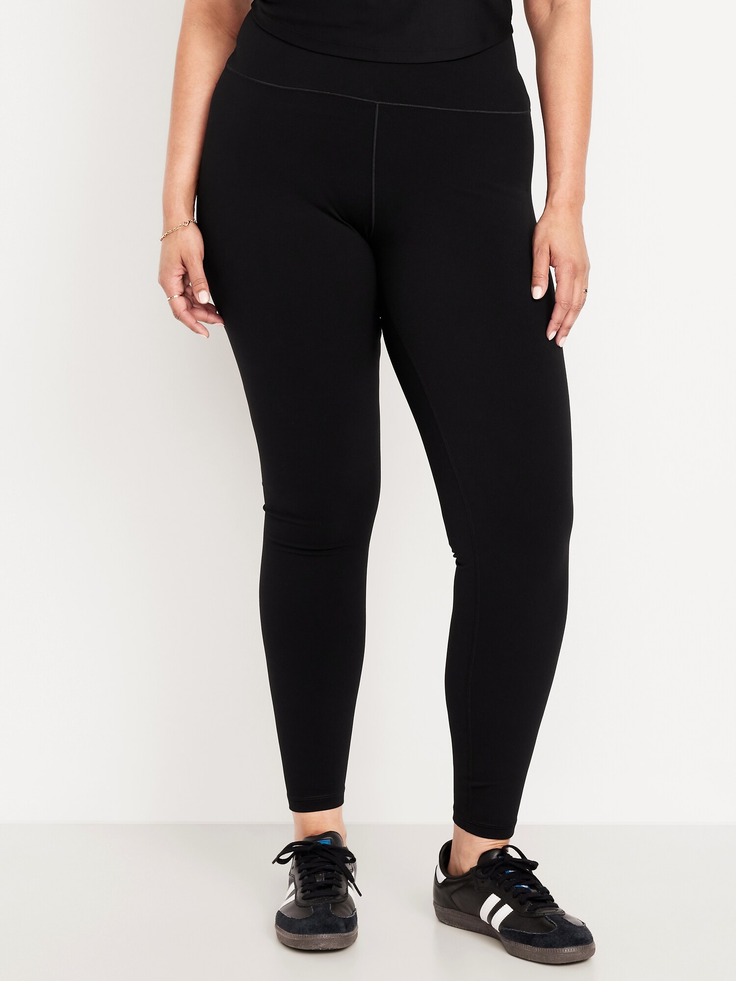 Женские леггинсы Old Navy High-Waisted StudioSmooth Full-Length, цвет: Чёрный, вариант 1 — фото 6