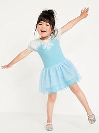 Image number 1 showing, Disney© Short-Sleeve Princess Tutu Dress for Toddler Girls