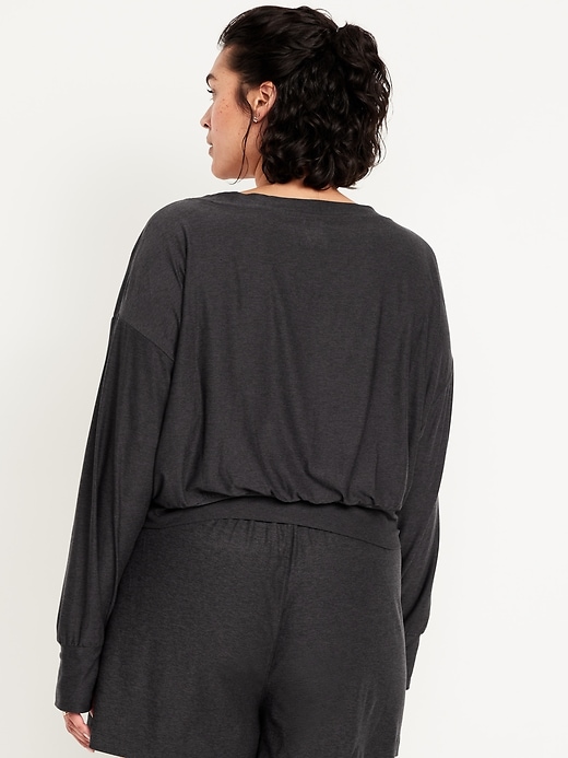 Image number 6 showing, CloudMotion Boat-Neck Top