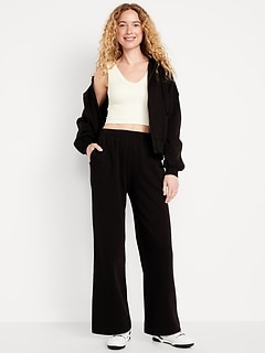 High-Waisted SoComfy Wide-Leg Sweatpants