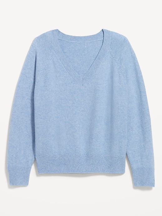Image number 3 showing, SoSoft Loose V-Neck Sweater