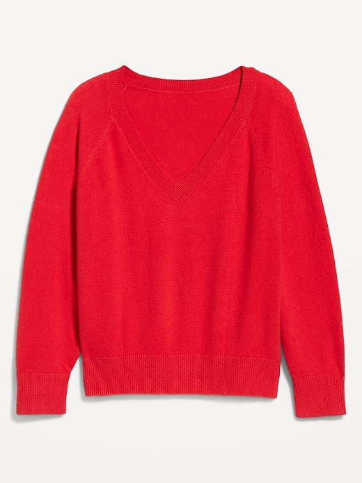 Image number 3 showing, SoSoft Loose V-Neck Sweater