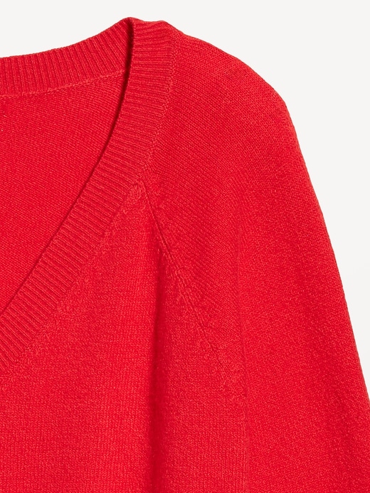 Image number 4 showing, SoSoft Loose V-Neck Sweater