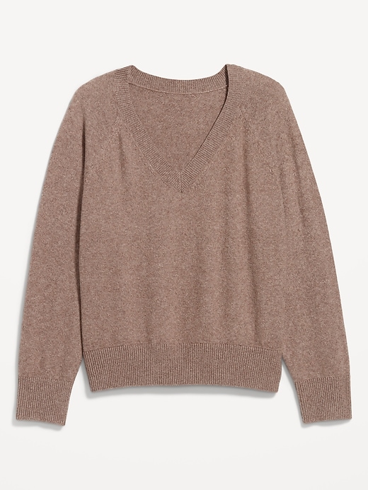 Image number 3 showing, SoSoft Loose V-Neck Sweater