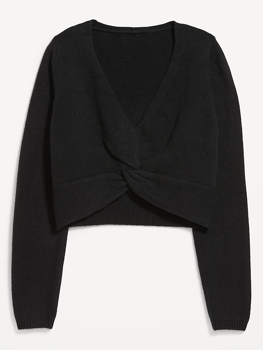 Image number 3 showing, SoSoft Twist-Front Sweater