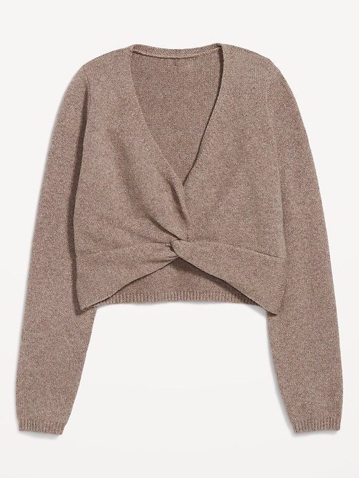 Image number 4 showing, SoSoft Twist-Front Sweater