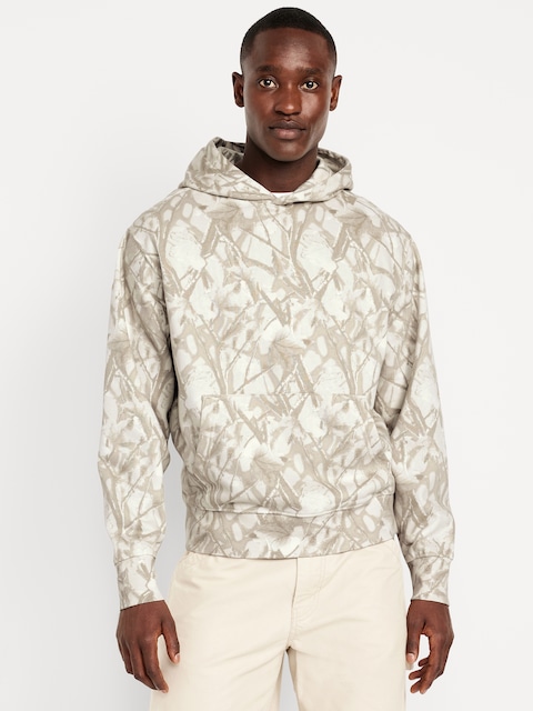 Printed Rotation Hoodie - White Trees