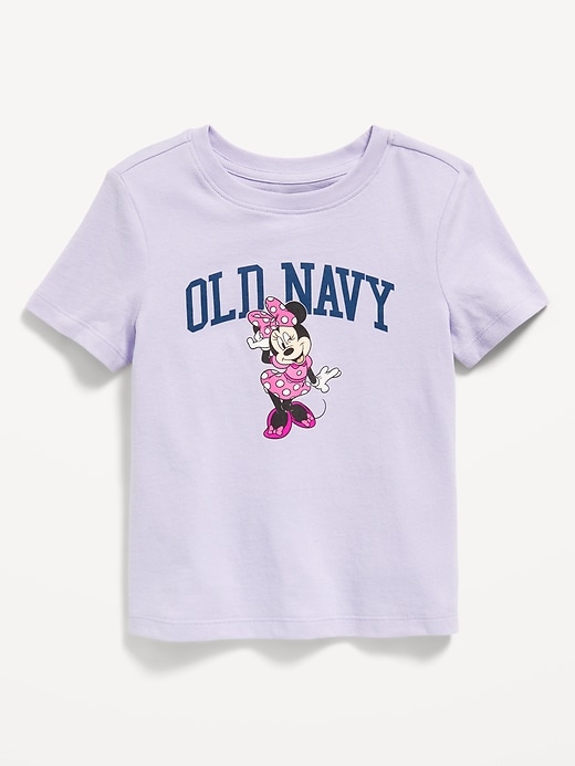 Image number 1 showing, Old Navy x Disney© Minnie Mouse Logo-Graphic T-Shirt for Toddler Girls
