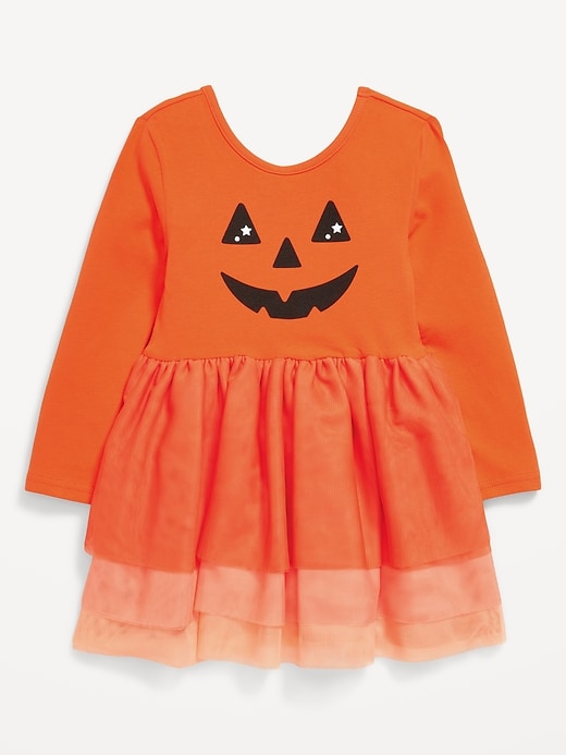 Image number 2 showing, Fit and Flare Long-Sleeve Tutu Dress for Toddler Girls