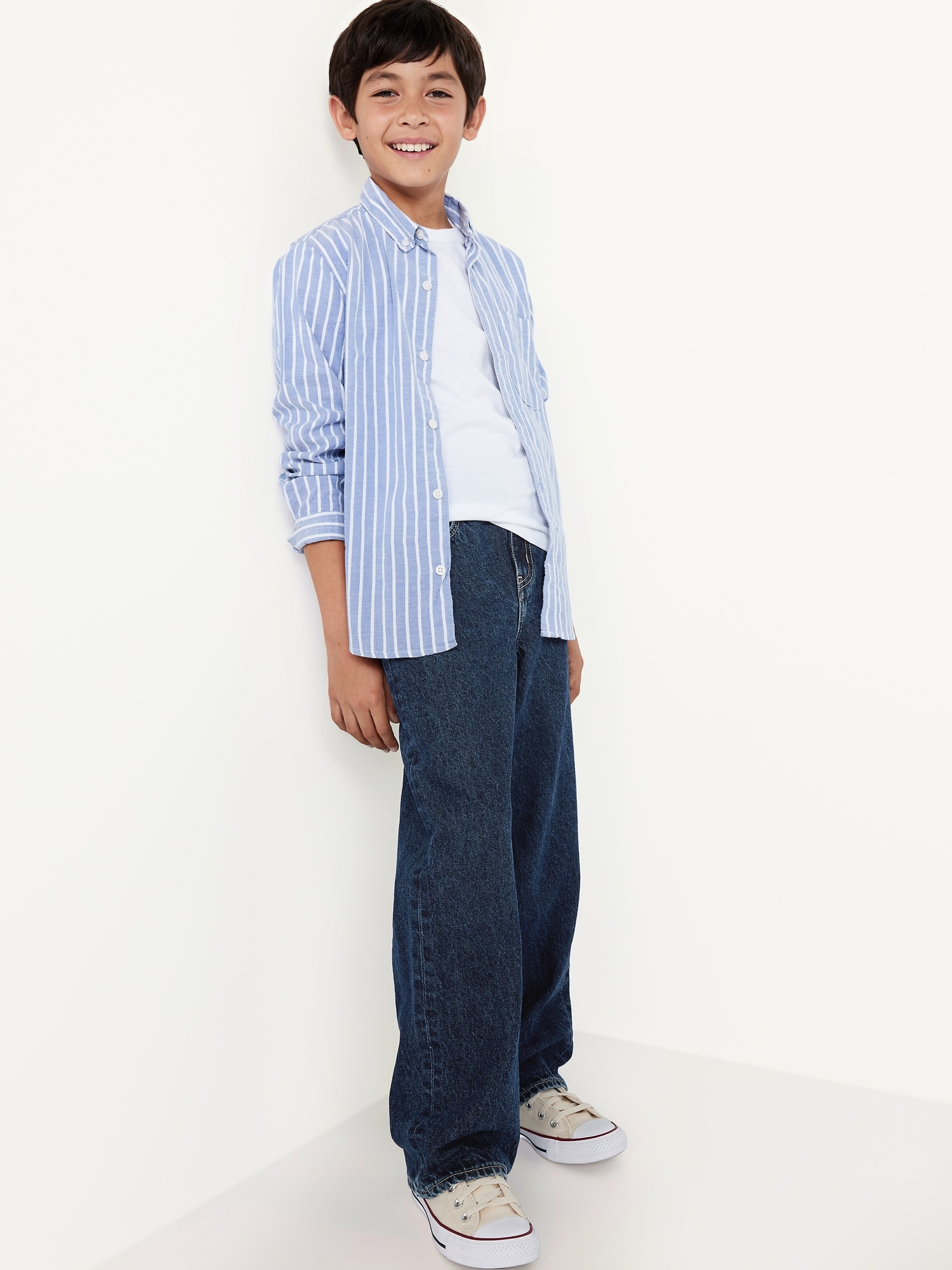 Image number 3 showing, Baggy Non-Stretch Jeans for Boys