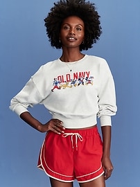Image number 1 showing, Old Navy x Disney© SoComfy Logo-Graphic Sweatshirt