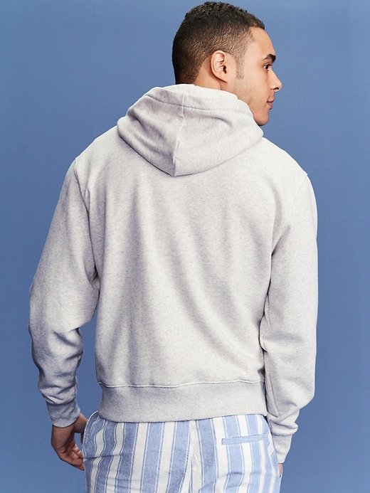 Image number 2 showing, Old Navy x Disney© Mickey Mouse Oversized Flag Logo-Graphic Hoodie