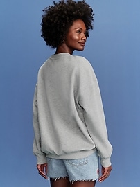 Image number 2 showing, Old Navy x Disney© Mickey Mouse Oversized Flag Logo-Graphic Sweatshirt