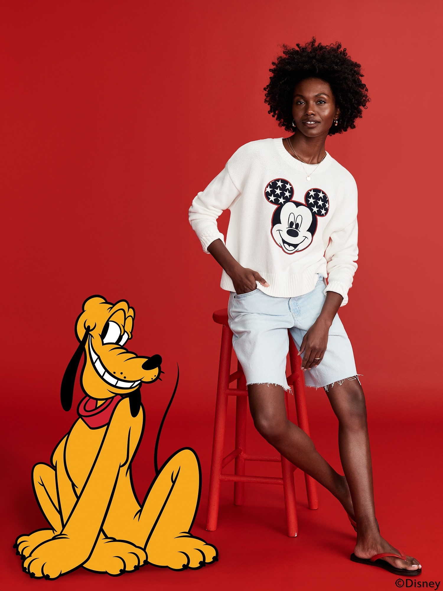 Old Navy x Disney© Mickey Mouse Graphic Sweater | Old Navy