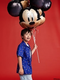 Image number 1 showing, Old Navy x Disney© Poplin Pocket Shirt for Boys