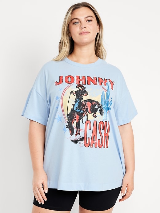 Image number 6 showing, Johnny Cash™ Oversized Tunic T-Shirt