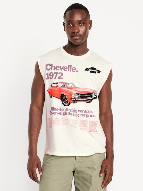 Chevrolet™ Chevelle™ Muscle Tank Top - Sea Salt