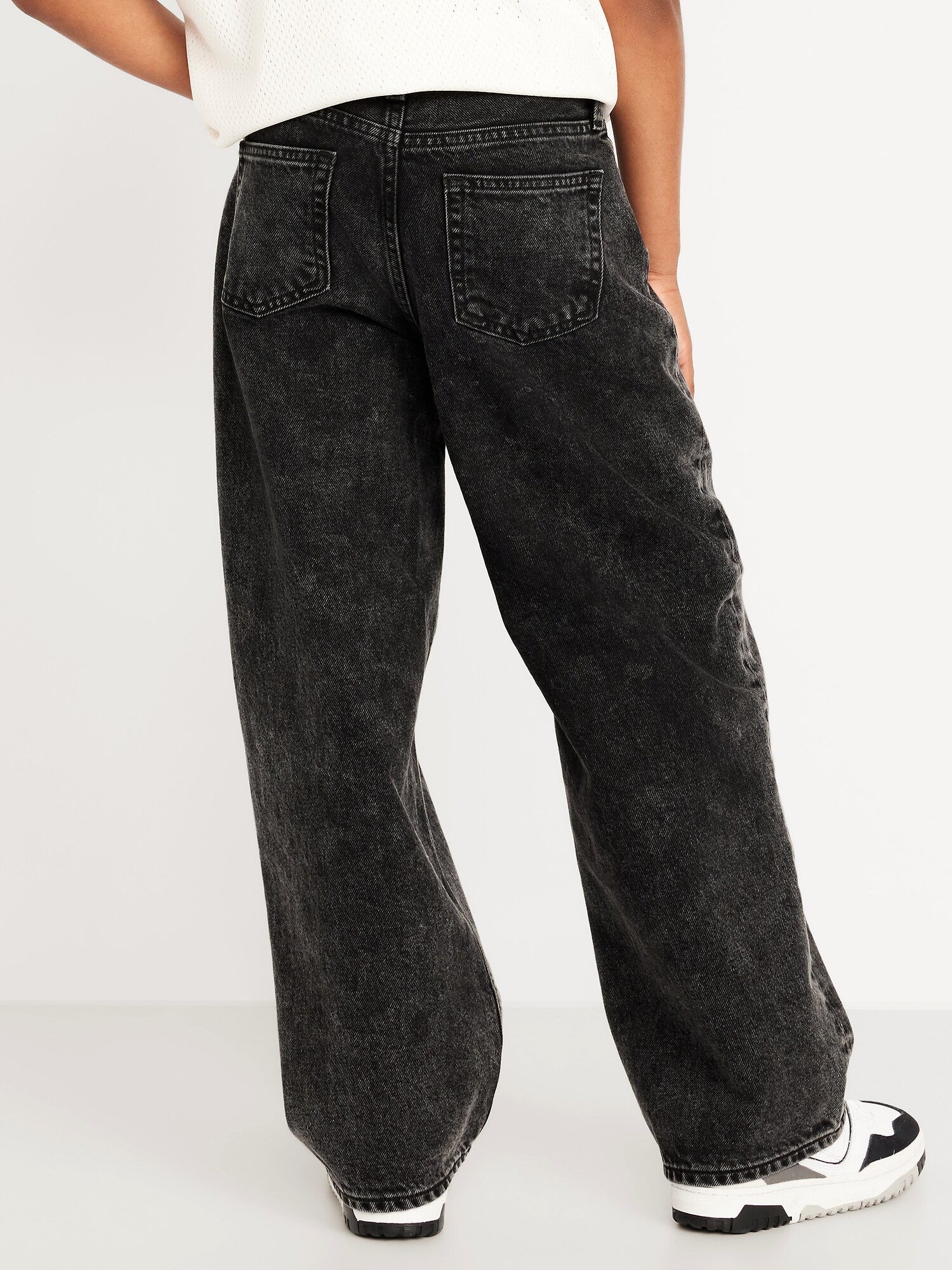 Джинсы Old Navy Super Baggy Jeans для мальчиков, цвет: Чёрный варёный — фото 2