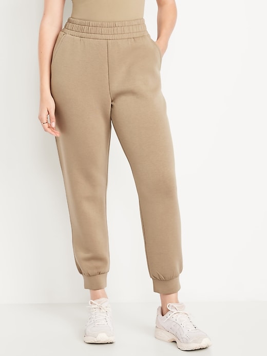 Image number 3 showing, High-Waisted Bounce Fleece Jogger Sweatpants