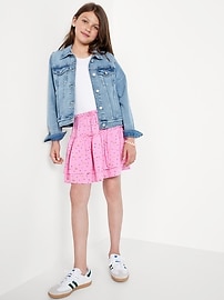 Image number 3 showing, Printed Tiered Ruffled Skirt for Girls