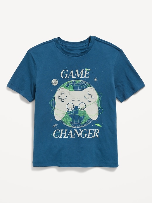 Image number 1 showing, Short-Sleeve Graphic T-Shirt for Boys