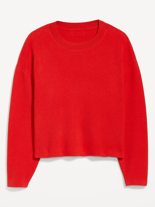 Image number 4 showing, SoSoft Cropped Crew-Neck Sweater