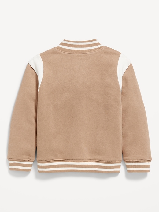 Image number 2 showing, Fleece Bomber Jacket for Toddler Boys