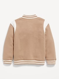 Image number 2 showing, Fleece Bomber Jacket for Toddler Boys