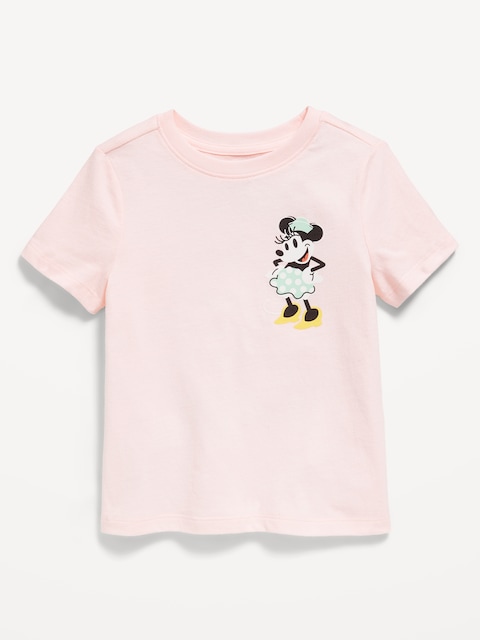 Disney© Minnie Mouse Graphic T-Shirt for Toddler Girls - Minnie Mouse (Light Pink)
