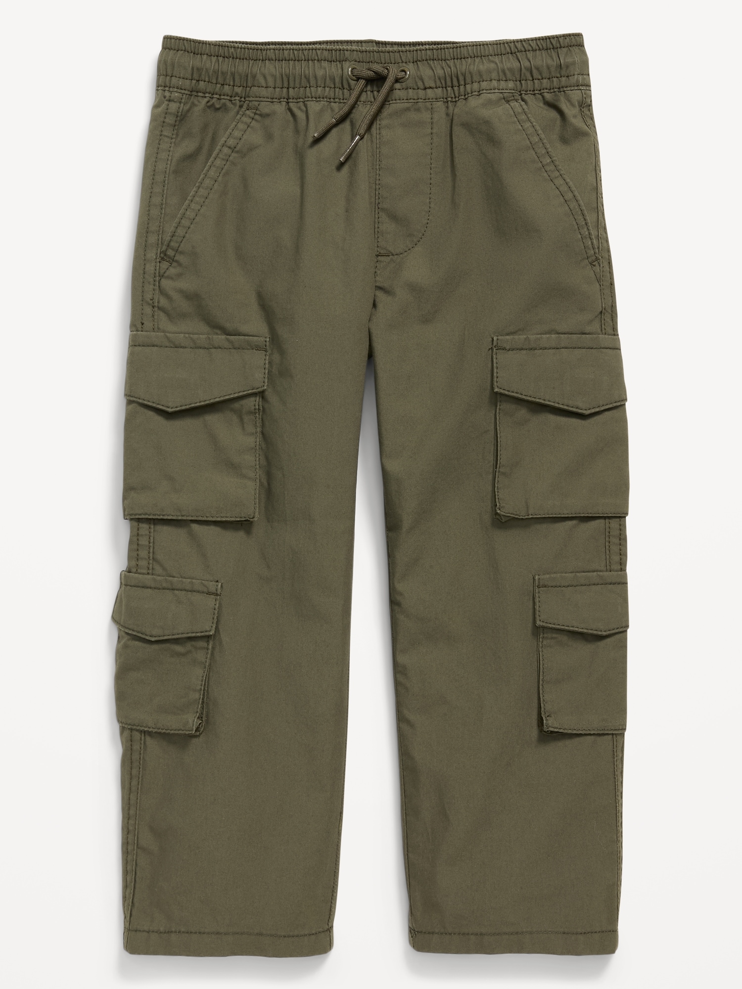 CTHY TECHWOOL BAGGY SARROUEL SLACKS カーキ Lyocell twill cargo trousers with adjustable bottom