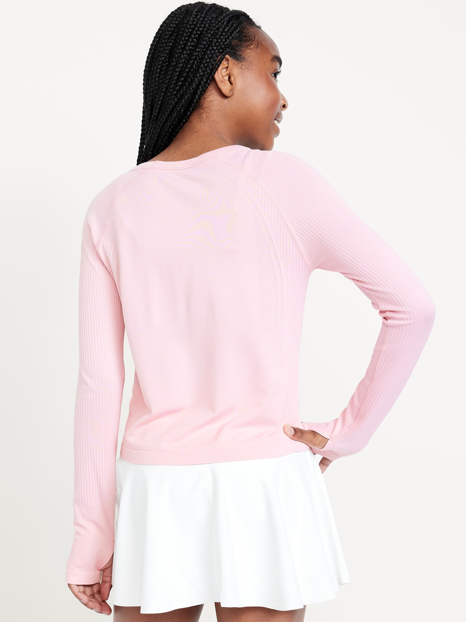 Fitted Seamless Performance Top for Girls