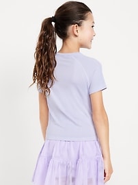 Image number 2 showing, Fitted Seamless Performance Top for Girls